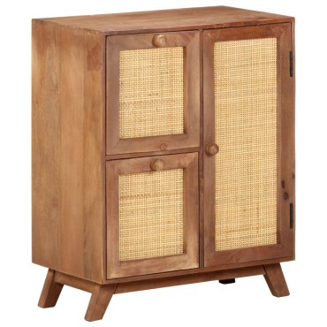 vidaXL Ντουλάπι 60x35x75cm από Μασίφ Ξύλο Μάνγκο 1 τεμ.