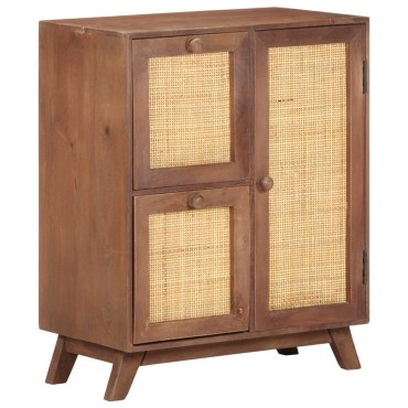 vidaXL Ντουλάπι 60x35x75cm από Μασίφ Ξύλο Μάνγκο 1 τεμ.