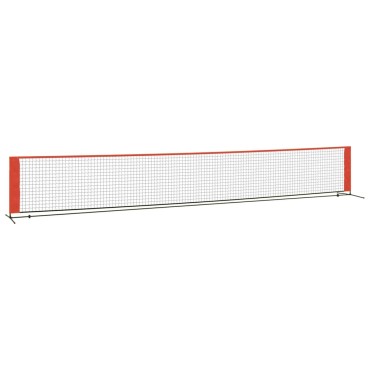 vidaXL Δίχτυ Τένις Μαύρο & Κόκκινο 600x100x87 εκ. από Πολυεστέρα