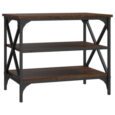 vidaXL Έπιπλο Τηλεόρασης Καφέ Δρυς 60x40x50cm Επεξεργασμένο Ξύλο 1 τεμ.