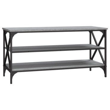 vidaXL Έπιπλο Τηλεόρασης Γκρι Sonoma 100x40x50cm από Επεξεργ. Ξύλο 1 τεμ.