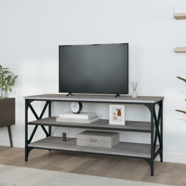 vidaXL Έπιπλο Τηλεόρασης Γκρι Sonoma 100x40x50cm από Επεξεργ. Ξύλο 1 τεμ.