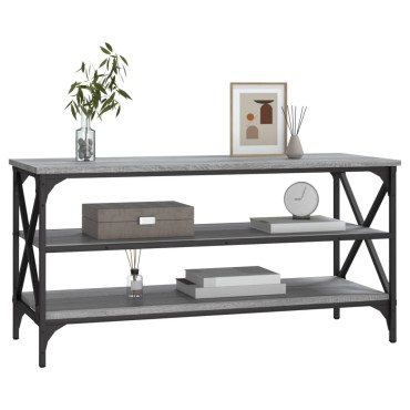vidaXL Έπιπλο Τηλεόρασης Γκρι Sonoma 100x40x50cm από Επεξεργ. Ξύλο 1 τεμ.