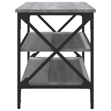 vidaXL Έπιπλο Τηλεόρασης Γκρι Sonoma 100x40x50cm από Επεξεργ. Ξύλο 1 τεμ.