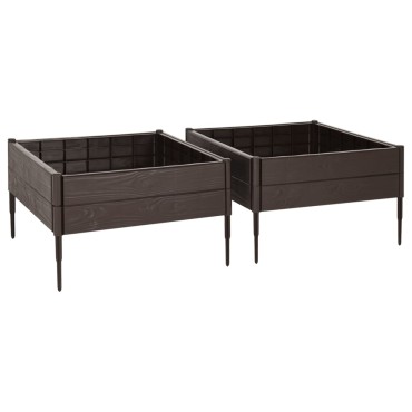 vidaXL Ζαρντινιέρα 120 x 120 x 20 εκ. από Πολυπροπυλένιο