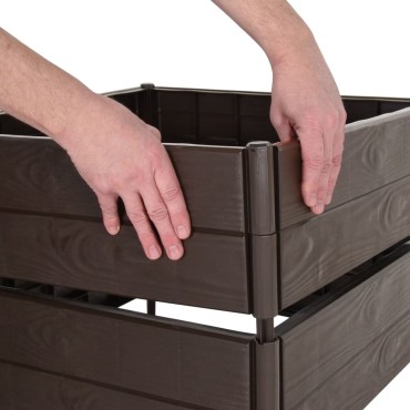 vidaXL Ζαρντινιέρα 120 x 120 x 20 εκ. από Πολυπροπυλένιο