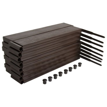 vidaXL Ζαρντινιέρα 120 x 120 x 20 εκ. από Πολυπροπυλένιο