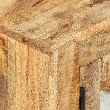 vidaXL Έπιπλο Τηλεόρασης 110x30x45cm από Ακατέργαστο Ξύλο Μάνγκο
