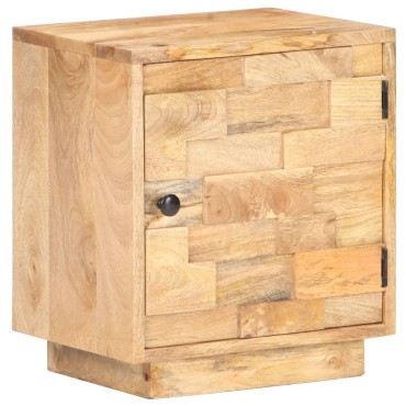 vidaXL Κομοδίνο 40x30x45cm από Μασίφ Ξύλο Μάνγκο 1 τεμ.