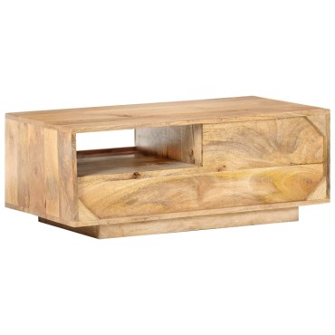 vidaXL Τραπεζάκι Σαλονιού 90x50x35cm από Μασίφ Ξύλο Μάνγκο 1 τεμ.