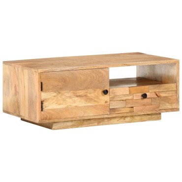 vidaXL Τραπεζάκι Σαλονιού 90x50x35cm από Μασίφ Ξύλο Μάνγκο 1 τεμ.