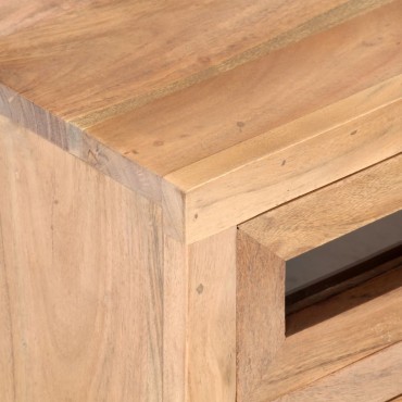vidaXL Έπιπλο Τηλεόρασης 110x30x40cm από Μασίφ Ξύλο Ακακίας