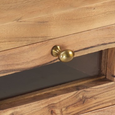 vidaXL Έπιπλο Τηλεόρασης 110x30x40cm από Μασίφ Ξύλο Ακακίας