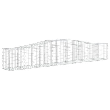 vidaXL Συρματοκιβώτια Τοξωτά 20 τεμ. 400x50x60/80 εκ. Γαλβαν. Ατσάλι