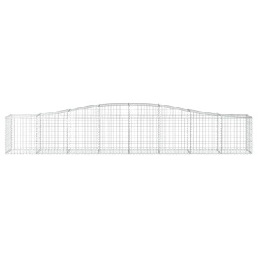 vidaXL Συρματοκιβώτια Τοξωτά 20 τεμ. 400x50x60/80 εκ. Γαλβαν. Ατσάλι