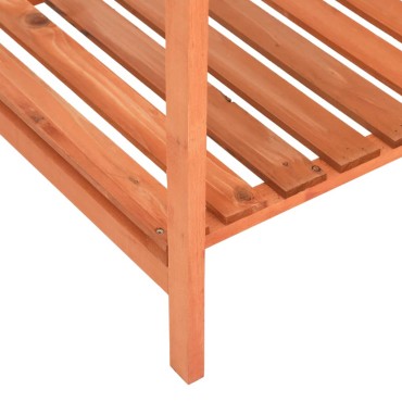 vidaXL Γλάστρα Βοτάνων 80 x 60 x 80 εκ. από Μασίφ Ξύλο Ελάτης