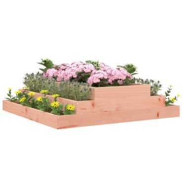 vidaXL Ζαρντινιέρα 110 x 110 x 27 εκ. από Μασίφ Ξύλο Ψευδοτσούγκας