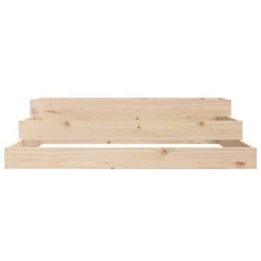 vidaXL Ζαρντινιέρα 107 x 107 x 27 εκ. από Μασίφ Ξύλο Πεύκου