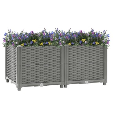 vidaXL Ζαρντινιέρα 80 x 40 x 38 εκ. από Πολυπροπυλένιο