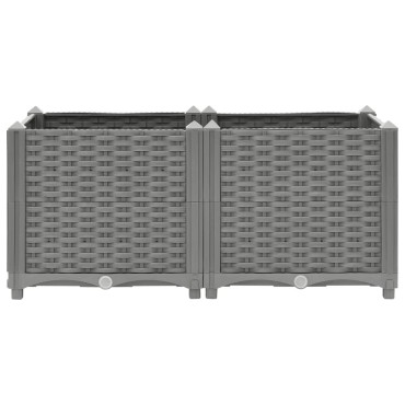vidaXL Ζαρντινιέρα 80 x 40 x 38 εκ. από Πολυπροπυλένιο