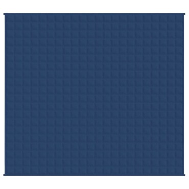vidaXL Κουβέρτα Βαρύτητας Μπλε 220 x 230 εκ. 15 κ. Υφασμάτινη