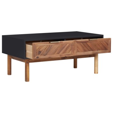 vidaXL Τραπεζάκι Σαλονιού 90x50x40cm από Μασίφ Ξύλο Ακακίας & MDF 1 τεμ.