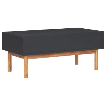 vidaXL Τραπεζάκι Σαλονιού 90x50x40cm από Μασίφ Ξύλο Ακακίας & MDF 1 τεμ.