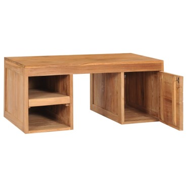 vidaXL Τραπεζάκι Σαλονιού 90x50x40cm από Μασίφ Ξύλο Teak 1 τεμ.