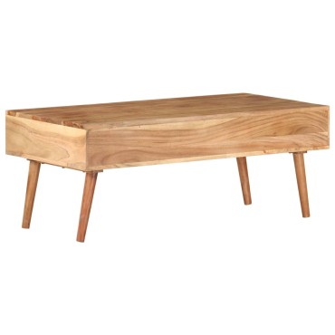 vidaXL Τραπεζάκι Σαλονιού 100x50x39cm από Μασίφ Ξύλο Ακακίας 1 τεμ.