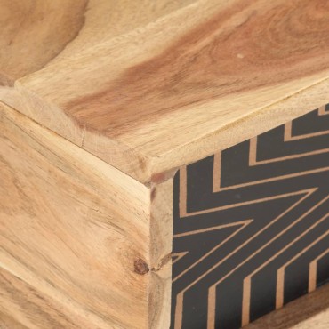 vidaXL Τραπεζάκι Σαλονιού 100x50x39cm από Μασίφ Ξύλο Ακακίας 1 τεμ.