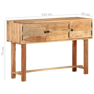 vidaXL Μπουφές 115x35x75cm από Μασίφ Ξύλο Ακακίας 1 τεμ.