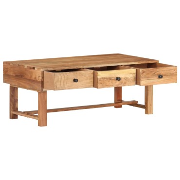 vidaXL Τραπεζάκι Σαλονιού 100x50x40cm από Μασίφ Ξύλο Ακακίας 1 τεμ.