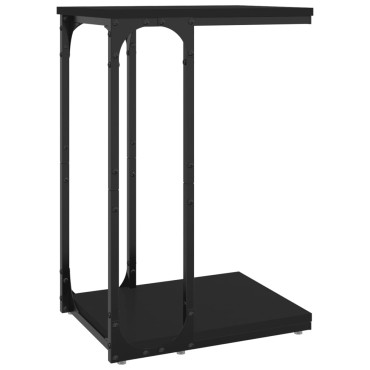 vidaXL Βοηθητικό Τραπέζι Μαύρο 40x30x60cm από Επεξεργασμένο Ξύλο 1 τεμ.