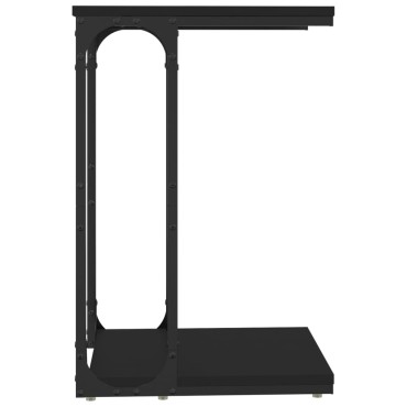 vidaXL Βοηθητικό Τραπέζι Μαύρο 40x30x60cm από Επεξεργασμένο Ξύλο 1 τεμ.