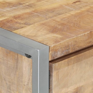 vidaXL Τραπεζάκι Σαλονιού 95x50x40cm από Ακατέργαστο Ξύλο Μάνγκο 1 τεμ.