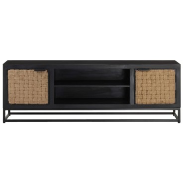 vidaXL Έπιπλο Τηλεόρασης 120x30x40cm από Μασίφ Ξύλο Μάνγκο