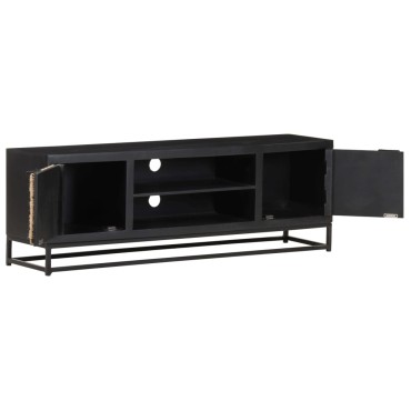 vidaXL Έπιπλο Τηλεόρασης 120x30x40cm από Μασίφ Ξύλο Μάνγκο