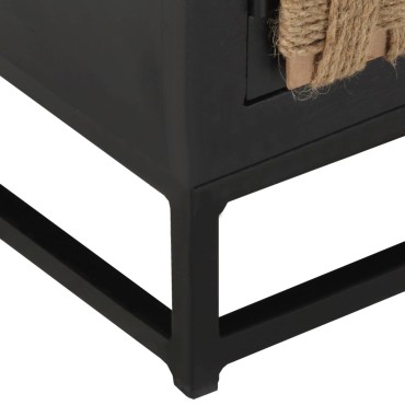 vidaXL Έπιπλο Τηλεόρασης 120x30x40cm από Μασίφ Ξύλο Μάνγκο