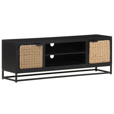 vidaXL Έπιπλο Τηλεόρασης 120x30x40cm από Μασίφ Ξύλο Μάνγκο