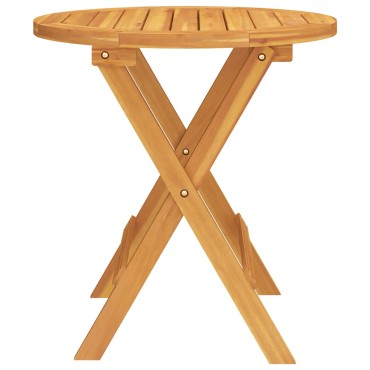 vidaXL Τραπέζι Bistro 46x47cm από Μασίφ Ξύλο Ακακίας 1 τεμ.