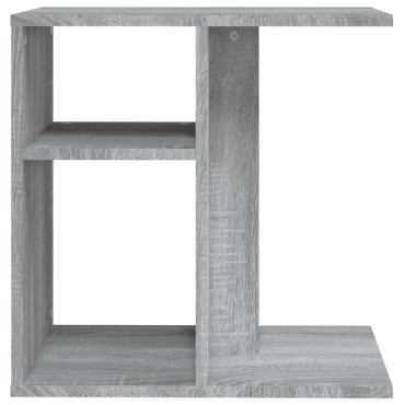 vidaXL Βοηθητικό Τραπέζι Γκρι Sonoma 50x30x50cm Επεξεργασμένο Ξύλο 1 τεμ.