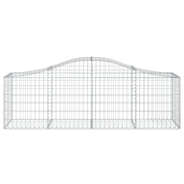 vidaXL Συρματοκιβώτια Τοξωτά 20 τεμ. 200x50x60/80 εκ. Γαλβαν. Ατσάλι