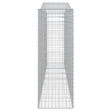 vidaXL Συρματοκιβώτια Τοξωτά 10 τεμ. 400x50x140/160 εκ. Γαλβαν. Ατσάλι
