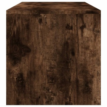 vidaXL Τραπεζάκι Σαλονιού Καπνιστή Δρυς 100x40x40cm Επεξεργ. Ξύλο 1 τεμ.