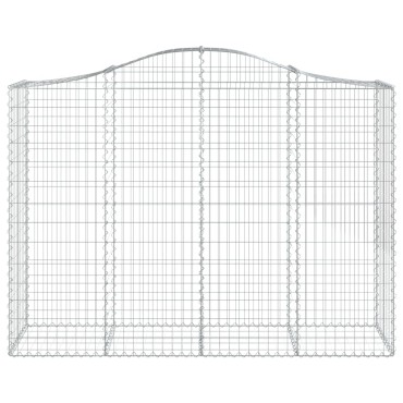 vidaXL Συρματοκιβώτια Τοξωτά 20 τεμ. 200x50x140/160 εκ. Γαλβαν. Ατσάλι