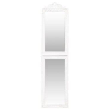 vidaXL Καθρέπτης Επιδαπέδιος Λευκός 45 x 180 εκ.