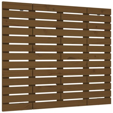 vidaXL Κεφαλάρι Τοίχου Μελί 96x3x91,5cm από Μασίφ Ξύλο Πεύκου 1 τεμ.