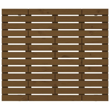 vidaXL Κεφαλάρι Τοίχου Μελί 96x3x91,5cm από Μασίφ Ξύλο Πεύκου 1 τεμ.