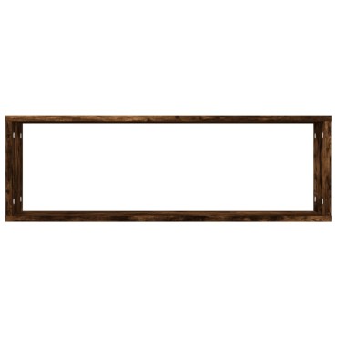 vidaXL Ραφιέρες Τοίχου Κύβοι 4 τεμ. Καπν. Δρυς 80x15x26,5cm Επ. Ξύλο