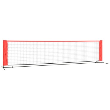 vidaXL Δίχτυ Τένις Μαύρο & Κόκκινο 400x100x87 εκ. από Πολυεστέρα